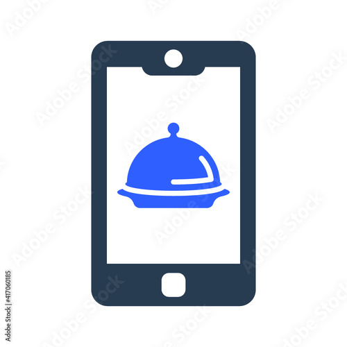 Food delivery app icon