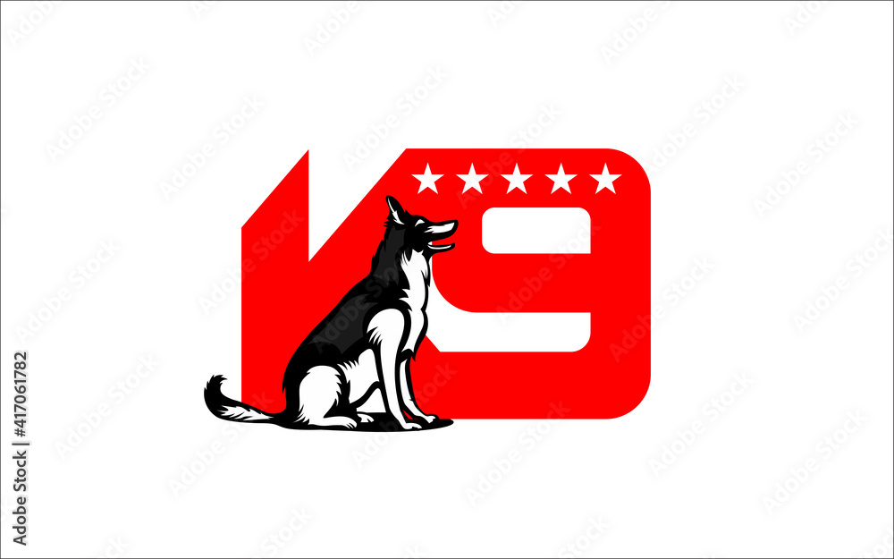 Illustration vector graphic of dog training club Logo Design template Illustration vector graphic of dog training club Logo Design template
