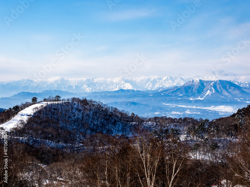 Snow-covered peaks of Japanese Alps 4 photo