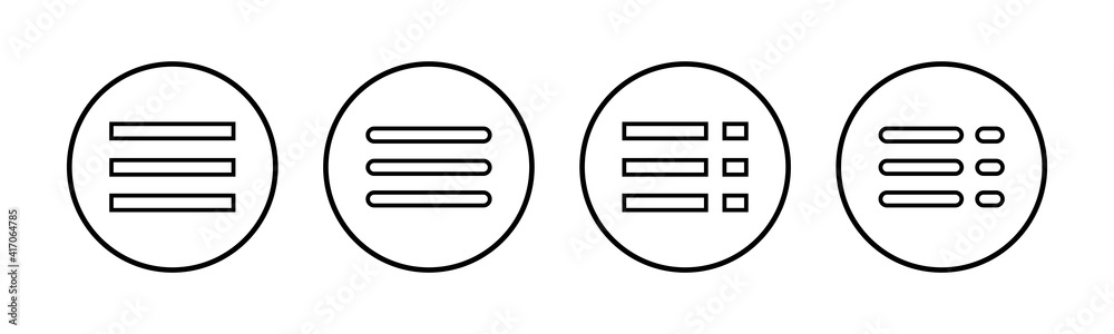 Menu Icons set. web menu icon Menu Icons set. web menu icon