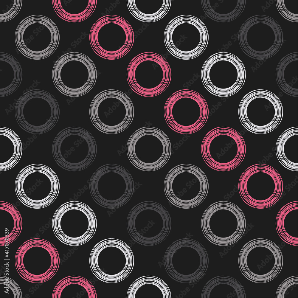 Embroidery. Polka dots seamless pattern. Mosaic of ethnic figures. Patterned texture. Geometric background. Vector illustration for web design or print. Embroidery. Polka dots seamless pattern. Mosaic of ethnic figures. Patterned texture. Geometric background. Vector illustration for web design or print.
