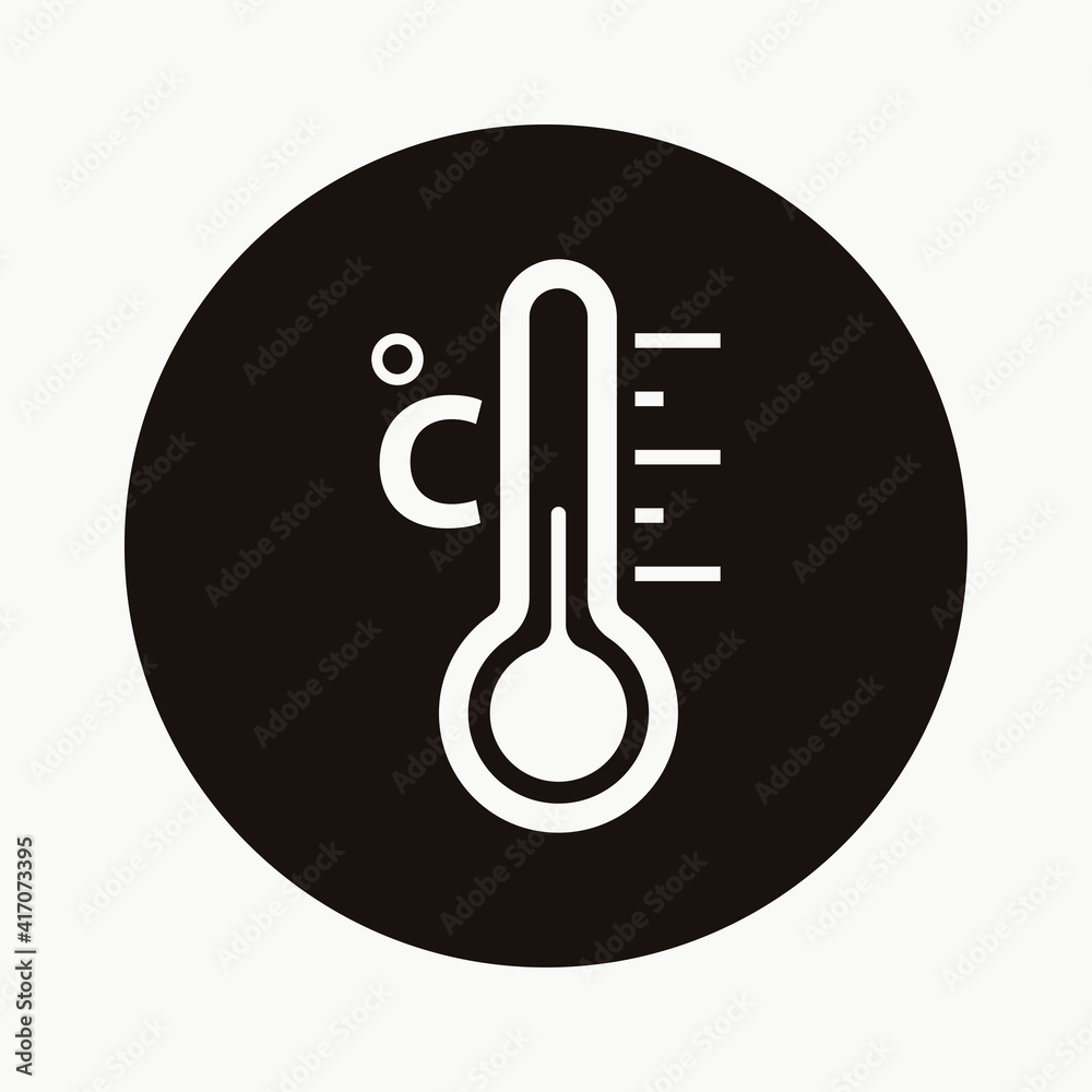 Celsius temperature icon design vector illustration Celsius temperature icon design vector illustration
