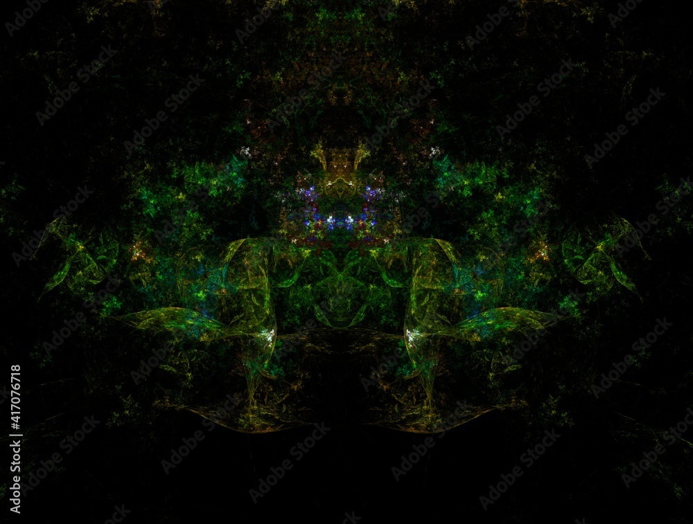 Imaginatory fractal background Image