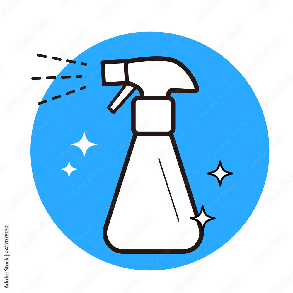 洗剤・消毒スプレーのボトルアイコン素材 Stock Vector | Adobe Stock