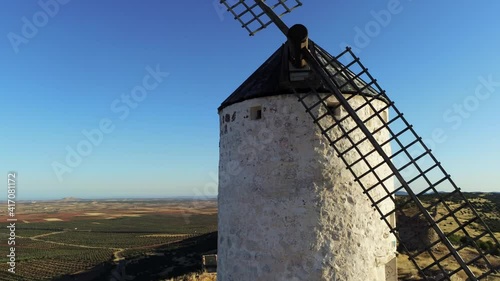 Mollino de viento en Castilla La Mancha, tierra de Don Quijote de La Mancha photo