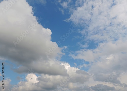 blue sky with clouds