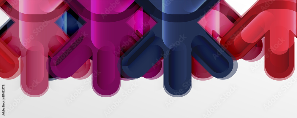 Abstract glossy crosses background for business or technology presentations, internet posters or web brochure covers Abstract glossy crosses background for business or technology presentations, internet posters or web brochure covers