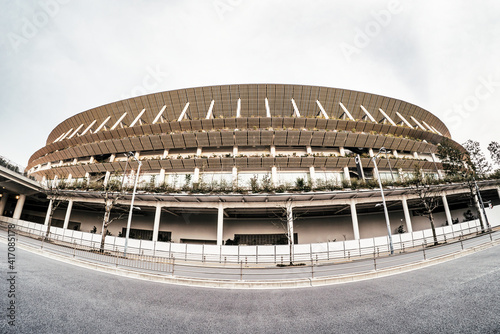 新国立競技場　東京オリンピックのメインスタジアム（2021年2月に撮影） photo