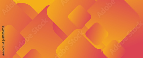 Square shapes composition geometric abstract background. 3D shadow effects and fluid gradients. Modern overlapping forms