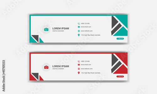 Corporate Email Signature Design. email signature template