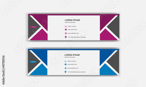 Corporate Email Signature Design. 