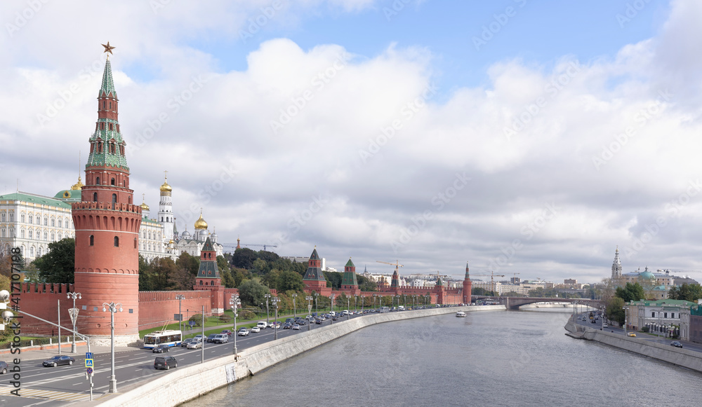 View of the Kremlin from Moscow - the river
