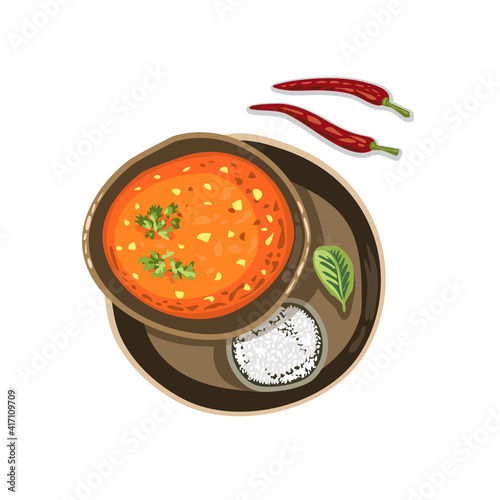 Tom yum soup, asian food