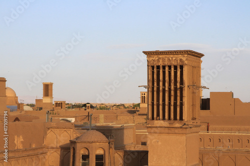 Persian architecture., a wind catcher is called a bâdgir photo