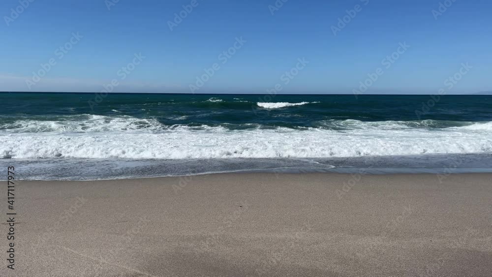 Mediterranean Sea waves, 4k, 60fps, high quality. Mediterranean Sea waves, 4k, 60fps, high quality.