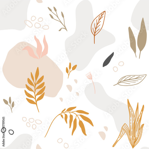 Hand drawn vector seamless ...
