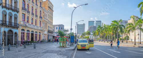 houses in the center of Rio de Janeiro. photo