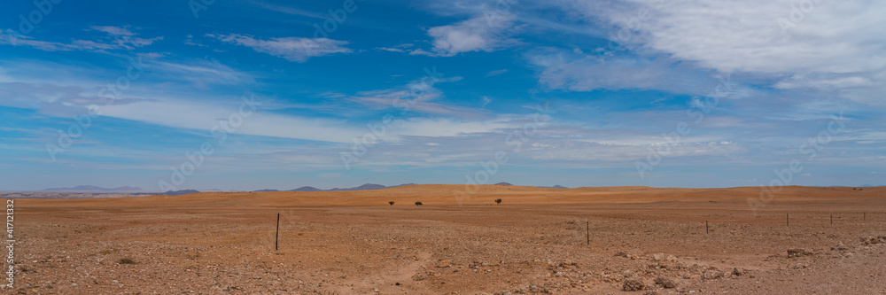Obraz premium Panorama Landscape of Namib-Naukluft National Park is a national park of Namibia