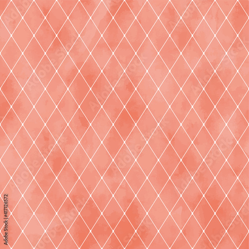 A simple mesh pattern of watercolor painting. Vector illustration that is easy to resize. A seamless background that is perfect for wallpapers.