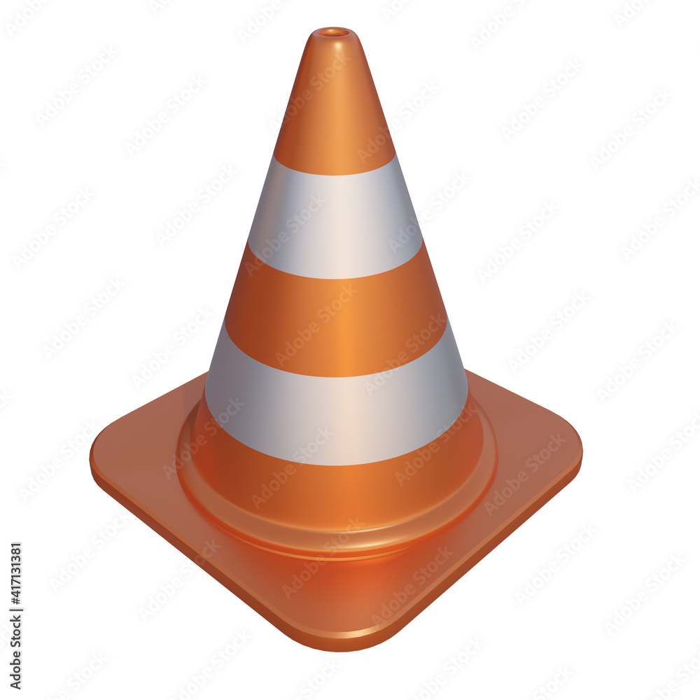 Traffic Cone 3D Render Traffic Cone 3D Render