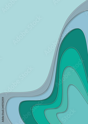 Layout blaugrün