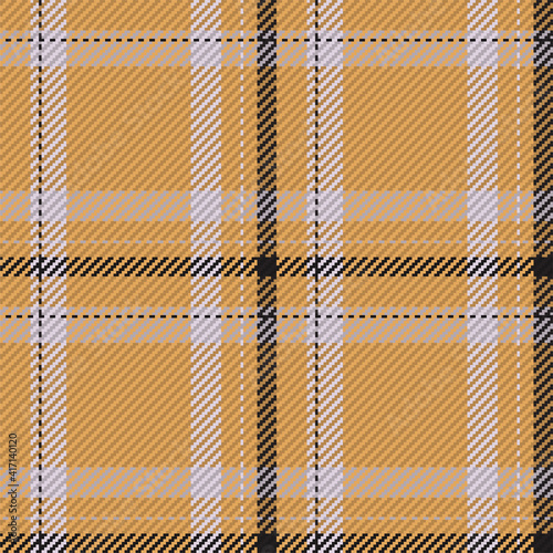 Seamless pattern of scottish tartan plaid. Repeatable background with check fabric texture. Vector backdrop striped textile print.