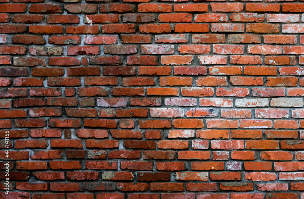 Naklejka premium red brick wall