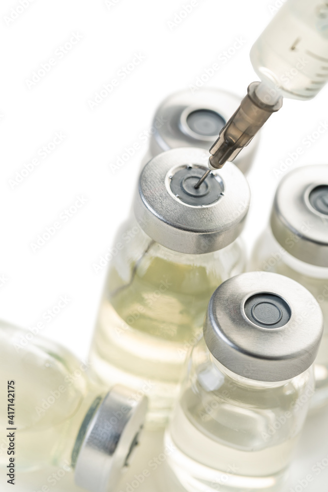 syringe and medicine bottle syringe and medicine bottle