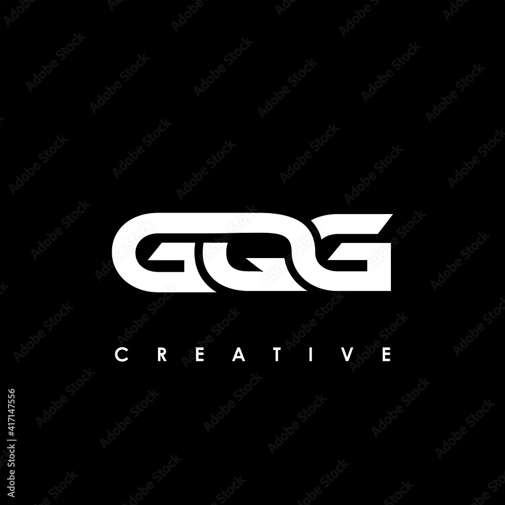 GQG Letter Initial Logo Design Template Vector Illustration