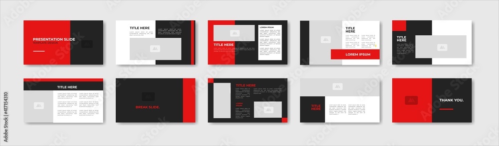 Business presentation template design. Minimalis, modern and keynote vector illustration Business presentation template design. Minimalis, modern and keynote vector illustration