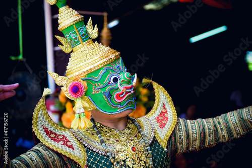 thai khon cultuer photo