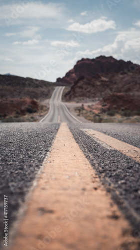 Wallpaper Mural A street in the valley of fire state park, USA Torontodigital.ca
