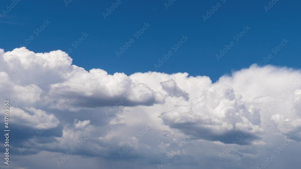 Developing Cumulonimbus Thunderstorm Cloud in Sky Developing Cumulonimbus Thunderstorm Cloud in Sky