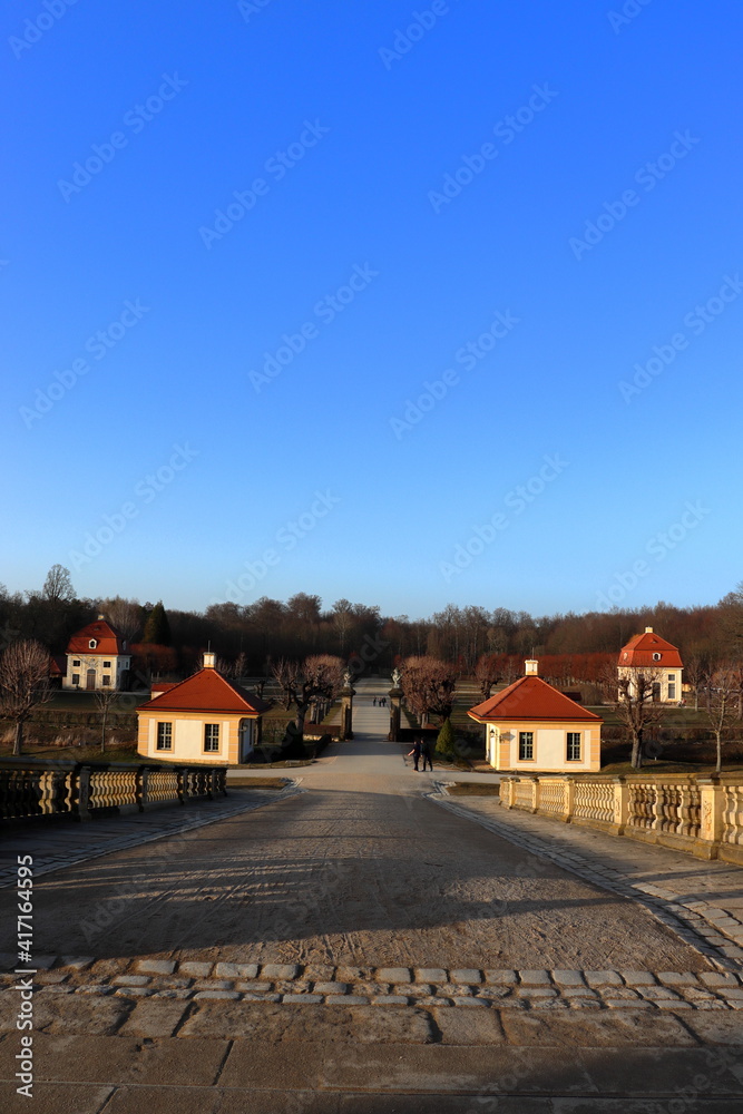 Moritzburg Castle garden