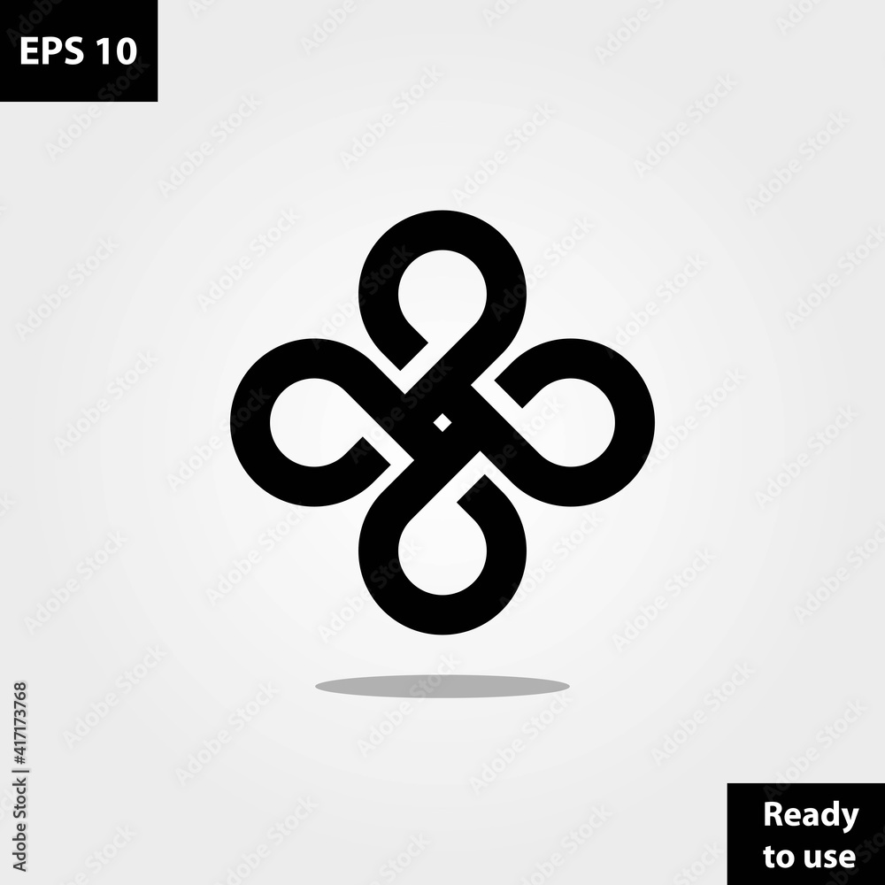 Twirl abstract geometrical infinity logo company, logo vector template design. Ready to use, easy for edit. Twirl abstract geometrical infinity logo company, logo vector template design. Ready to use, easy for edit.