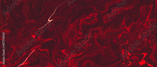 Red liquid marble inkscape abstract background