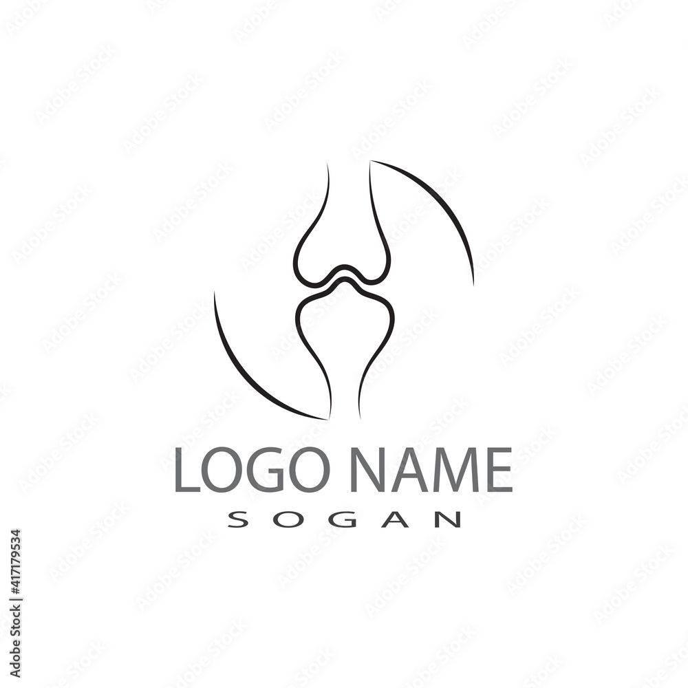 Bone logo template vector illustration design Bone logo template vector illustration design