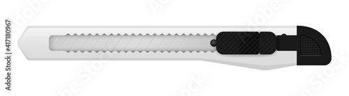 vector white snap off knife