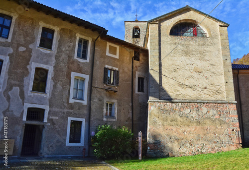 La Badia di San Gemolo a Ganna in provincia di Varese, Lombardia.