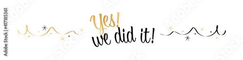 Yes ! we did it !