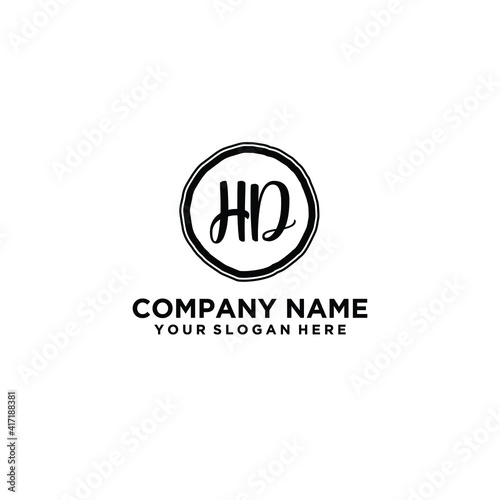 Letter HD Beautiful handwriting logo