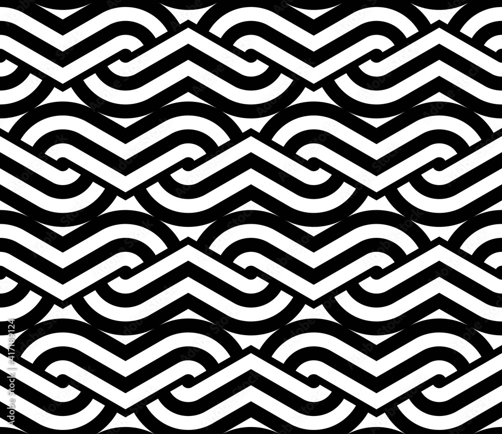 Vector geometric texture. Monochrome repeating pattern with circles. Vector geometric texture. Monochrome repeating pattern with circles.
