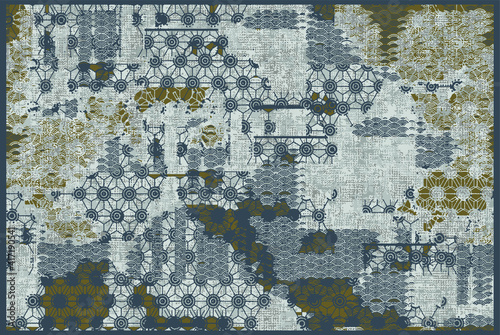 natural artistic textures with abstract ethnic modern geometric digital print seamless pattern design  for cloth, rug, pillow, fabric, curtain, scarf and home textile texture design 