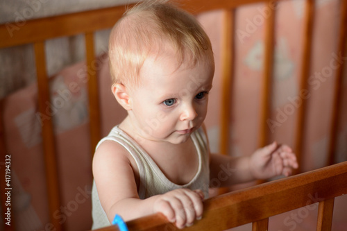 a child in the playpen