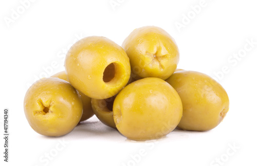 tasty olives fruits isolated on white background