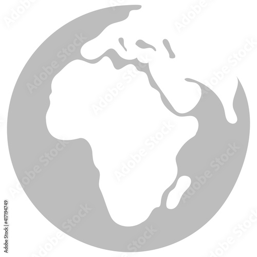Vector Earth, world background. Hand drawn isolated