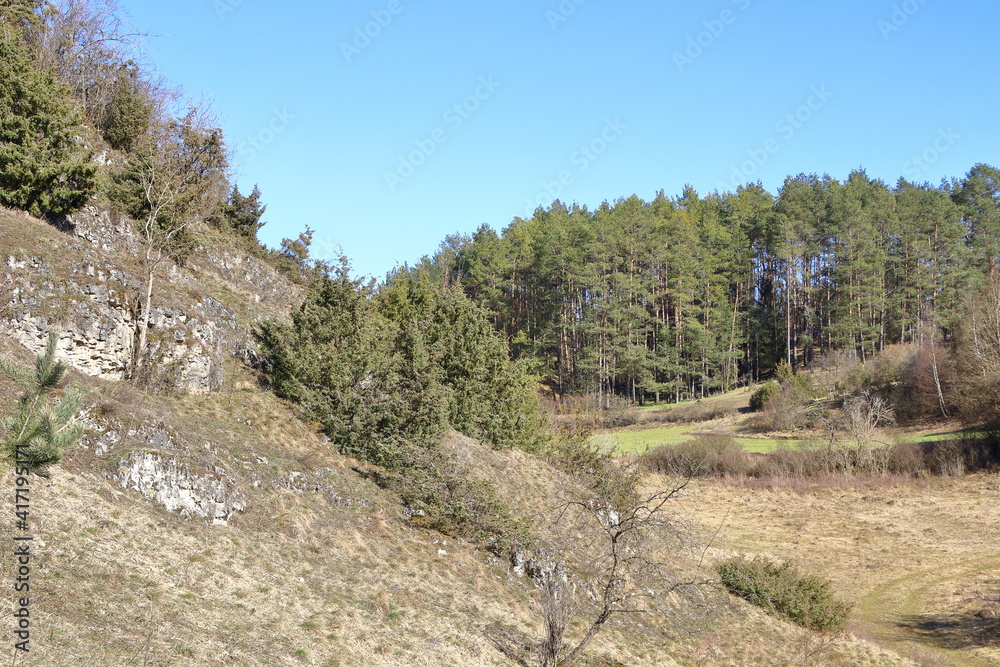 beautiful landscape in upper franconia beautiful landscape in upper franconia