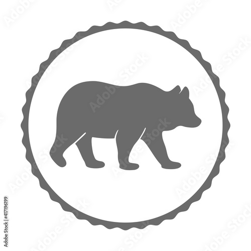 bear icon emblem