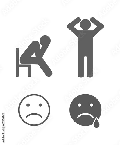 person sad icon
