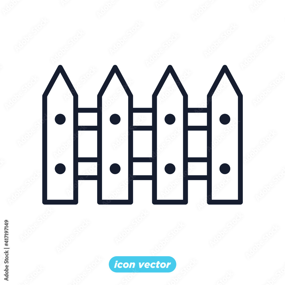 fence icon. fence symbol template for graphic and web design collection logo vector illustration fence icon. fence symbol template for graphic and web design collection logo vector illustration